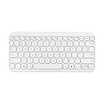 ASUS Marshmallow KW100 Wireless Keyboard – Iridescent White | Silent Scissor Keys, Compact Design, 2-Year Battery Life, Compatible with Windows/Mac/Chrome/iOS/with Dedicated Copilot Key- Amazon