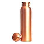 AMARY Pure Copper Water Bottle | Seamless, Leakproof & BPA-Free | Ayurvedic Health Benefits for Hydration & Immunity | Ideal- Amazon