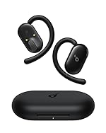 soundcore V20i by Anker Open-Ear Headphones, Adjustable Ear Hooks, Ultra-Comfort, Snug Fit, 16mm Drivers, 4 Mics, IP55, LED Lights, 36H Playtime, Bluetooth 5.4 Earbuds, Multipoint Connection- Amazon
