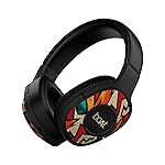 boAt Rockerz 550 Bluetooth Wireless Over Ear Headphones with Upto 20 Hours Playback, 50MM Drivers, Soft Padded Ear Cushions and Physical Noise Isolation with Mic (Black Symphony)- Amazon