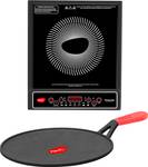 Pigeon 1800 W Induction Cooktop Push Button  (Black, 19004555)- Flipkart