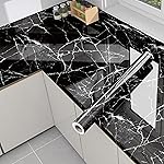 POPAXY Marble Wallpaper Vinyl Roll – Peel & Stick DIY Wall Sticker for Kitchen Countertop, Cabinets, Furniture – Waterproof, Oil-Proof Self Adhesive Vinyl- Amazon