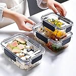 VOLTURI Airtight Food Storage Container Set of 3 (250 ml, 650 ml, 1250 ml), Kitchen Accessories Items for Home, Fridge Storage Containers, Containers- Amazon