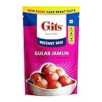 Gits Instant Gulab Jamun Dessert Mix, Makes 100 per Pack, Pure Veg, Delicious Indian Dessert and Mithai, 500g- Amazon
