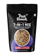 True Elements 7 in 1 Seeds Mix 250g – Edible Seeds | Healthy | Diet Snacks | 100% Natural and Roasted – Pumpkin, Watermelon, Sunflower, Flax, Chia, Sesame & Soynuts- Amazon