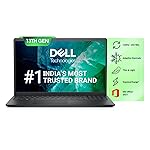 Dell 15 (Smartchoice) Thin & Light Laptop, 13th Gen Intel Core i3-1305U Processor/ 8GB/ 512GB SSD/ 15.6″ (39.62cm) FHD 120Hz IPS Display/Windows 11 + MSO’24+McAfee 12 Month/Carbon Black/ 1.62kg- Amazon