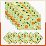 Bathla Table Mats – Set of 6-45cm x 30cm PVC Table Placemats & Coasters- Amazon