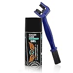 Grand Pitstop GRL Chain Lube (160 ml) with Chain Cleaning Brush Blue- Amazon