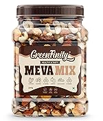 GreenFinity Meva Mix – Almonds, Cashews, Green and Black Raisins, Apricot, Black Dates | Rich in Protein, Fiber, Antioxidants | Mixed Dry Fruits- Amazon