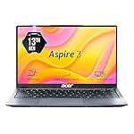 Acer Aspire 3, 13th Gen, Intel Core i3-1305U, 8GB RAM, 512GB SSD, Full HD 14″/35.56cm, Windows 11 Home, Steel Gray, 1.45KG, A324-53, WiFi 6, Intel Graphics, 65W Battery Laptop- Amazon