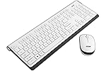 Acer Wireless Keyboard & Mouse Combo with Attractive Durable Design, 2.4GHz Nano Receiver, 10m Range, Indian Rupee Key Code, 1600 DPI, 10M Keystrokes Life- Amazon