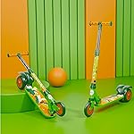 Lifelong Kick Scooter Adjustable Height, Foldable Design, with Side Stand, Skate Scooter- Amazon