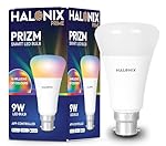 Halonix Wi-Fi Enabled Smart LED Bulb 9W B22D (16 Million Colors + Warm White/Neutral White/White) (Compatible with Amazon Alexa and Google Assistant)- Amazon