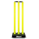 Boldfit Cricket Stumps with Stand Cricket Kit Plastic Wickets for Cricket Standard Wickets- Amazon