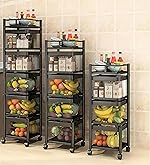 KWER Metal Kitchen Trolley Square Onion Baskets for Storage,Kitchen Accessories Items&Vegetable Basket- Amazon