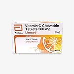 Limcee Chewable Natural Vitamin C Chewable Tablets 500mg || Tangy Orange Flavour || Boost Immunity || Supports Energy || Antioxidant || Skin Care || Men and Women -15 Tabs- Amazon