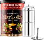 Toffee Coffee Roasters | Traditional South Indian Filter Coffee + Free Filter Coffee Maker (220ml) | Filter Coffee  (200 g)- Flipkart