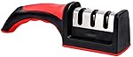 KDR Knife Sharpener Tool, 3 Stages Sharpener with Handle, Chef’s Knives Kitchen Accessories to Restore Non-Serrated Knife Blades Quickly, Safely- Amazon