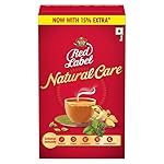 Brooke Bond Red Label Natural Care Tea, With 5 Ayurvedic Ingredients, 500/575 Grams, Black Tea, (Weight May Vary)- Amazon