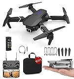 Drone with 4k Camera Foldable 1080P HD with FPV Live Video, Gestures Selfie, Altitude Hold, One Key Take Off/Landing, 3D Flips, Code Free Headless Mode, Aerial Photography RC Drone- Amazon