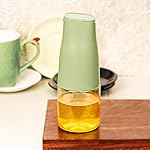 The Earth Store 500 ML Green Plastic Oil Dispenser Transparent Cooking Oil Pourer for Kitchen Leakproof Sauce Vinegar Liquid Dispenser Oil Bottle & Oil Pourer for Kitchen- Amazon