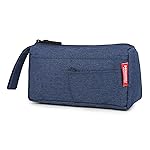 Wooum Polyester Pencil Pen Pouch Pencil Bag/Large Capacity School Stationery Supply I Pen Storage Bag I Student School Supplies I Office Stationery Supplies I Stationery Organizer Pouch -Blue- Amazon