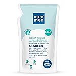 Mee Mee Baby Liquid Cleanser 1 L, Anti-Bacterial Kills 99.9% Germs | for Feeding Bottles, Nipples, Accessories, Toys, Fruits & Vegetables | No Alcohol, One Drop Cleaning, Dermatologically Tested- Amazon
