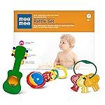 Mee Mee BPA Free Baby Rattles Set, Rattle Gift Set, Made of Food Grade Plastic, Grab Rattles and Soothing Teethers for Babies & Infants, Early Age Toys for Kids (Pack of 3, Multicolor)- Amazon