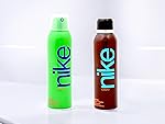 Nike Eau De Toilette Deodorant for Men – Combo pack of 2 deodorant for men, Deos for Boys and Men, Sporty and Regular use deos (200ml*2) (Brown + Green)- Amazon