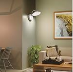 PHILIPS 5W Decorative Chrome Wall Light/Wall Lamp | Delight Integrated LED Indoor Light for Home Decoration | Color : Tunable White- Amazon