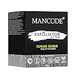 Mancode Multi-Vitamin Sugar Scrub for Face & Body for Tan Removal Exfoliating Detan Scrubs for Glowing Soft & Smooth Skin Removes Tan, Blackheads and Dirt For Men & Women 125gm.- Amazon