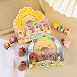 Crafty Cuddle Cute Shape Erasers for Kids – Set of 2 | Rubber Erasers for School Boys & Girls | Perfect Return Gift Combo for Stationery Supplies (Capybara)- Amazon