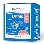 AroKleen Overnight Adult Diapers Tape Style, Extra Large, 10 Count, Waist Size (127-170.18 cm | 50″-67″ Inches) | 2X Absorbent, 16 Hour Protection, Wetness Indicator- Pack 1- Amazon