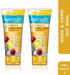 Everyuth Naturals Brightening Lemon & Cherry Deep Cleansing, Oil Control and Tan Reduction Face Wash  (300 g)- Flipkart