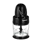 Amazon Basics 300W Electric Chopper & Whisker with 4-Leaf Rust-Resistant Blades & Unbreakable | 830ml | Polycarbonate Jar | One-Touch Operation- Amazon