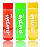 vipron Aqua Purple Plastic Water Bottle 1 Litre, Multicolor (pack of 3)- Amazon
