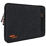Gizga Essentials 14.1 Inch Laptop Sleeve Case Cover Pouch Bag with Front Pocket| Slim & Water-Resistant Nylon Fabric with Shockproof Foam Padding, Soft Lining & Premium Zipper Closure (Black)- Amazon