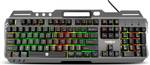 Frontech Wired Keyboard | RGB Backlight Effect | 104 Keys With 1.5M Braided Cable KB-0049 Wired USB Standard Gaming Keyboard Compatible with Desktop, Laptop, Mac  (Grey, Black)- Flipkart