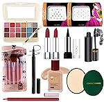 G4U Makeup Kit For Women & Girls With Eyeshadow | Foundation | Lipsticks | Compact | Mascara And More Beauty Products (Raksha Bandhan gift set) 40-46- Amazon