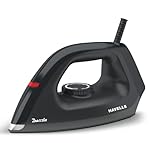 Havells Dry Iron Dazzle 1100 Watts, Iron Press, Greblon Non Sick Soleplate with German Technology, Shock Proof Body, Aerodynamic Design, 360° Swivel Cord, 2 Year Manufacturer Warranty (Black)- Amazon