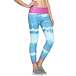 Urban Komfort Women’s Slim Fit Poly Cotton Printed Seamless Track Pants for Yoga, Gym, Workout, Dance, Running | Tie & Die Print- Amazon