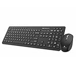 Zebronics Zeb-Companion 500 2.4GHz Wireless Keyboard & Mouse Combo, USB Nano Receiver, Chiclet Keys, Ultra Silent, Power On/Off Switch, Rupee Key, for PC/Mac/Laptop- Amazon