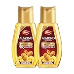 Dabur Almond Hair Oil – 580ml(290ml*2) | Provides Damage Protection | Non Sticky Formula | For Soft & Shiny Hair | With Almonds, Keratin Protein, Soya Protein & 10X Vitamin E- Amazon