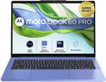 MOTOROLA Motobook 60 Pro Full Metal OLED AI PC Intel Core Ultra 5 225H – (16 GB/1 TB SSD/Windows 11 Home) Motobook 60 14IAH101 Thin and Light Laptop  (14 inch, PANTONE Wedgewood, 1.39 Kg, With MS Office)- Flipkart
