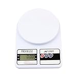 Ant Esports AEKS100 Kitchen Weighing Machine/Food Scale for Health, Fitness, Shop,Home Baking & Cooking with Large LCD Display,Tare Function, OverLoad Indicator, Weigh Up to 10Kgs, 30 Months Warranty- Amazon