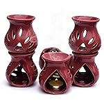 Pure Source India Ceramic Aroma Oil Burner Diffuser (3.5 Inch Purple-20 Pieces)- Amazon