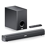 Mivi Fort Hip-Hop 1000 180 Watts Home Theatre Soundbar [New Launch], 2.1 Channel, 2 in-Build Speakers and 1 External Subwoofer, Multiple EQ & Input Modes, BT v5.3, Made in India Sound bar- Amazon