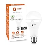 Orient Electric 12W Rechargeable Emergency LED bulb| Inverter Bulb for home with 2 hours battery backup| Up to 4 kV surge protection| 6500K, Cool White, B22d base| Over charging Protection| Pack of 1- Amazon