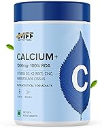 MyFitFuel Calcium & Vitamin D 3, K2 (MK7), Zinc, Magnesium & Cissus. Calcium For Women & Men (120 Tablets)- Amazon