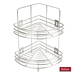 Embassy Corner Stand, Small – Double (2-Tier), 23×37 cms, Stainless Steel (Multipurpose Storage Rack/Shelf – Kitchen, Bathroom etc.)- Amazon